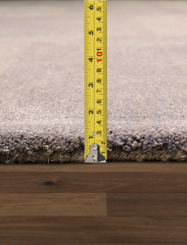 Pasargad Home Rodeo Collection Hand-tufted Silver/Ivory Wool Area Rug For Contemporary Spaces   Pcc-01 8x10