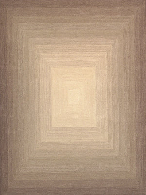 Pasargad Home Rodeo Collection Hand-tufted Silver/Ivory Wool Area Rug For Contemporary Spaces   Pcc-03 10x14