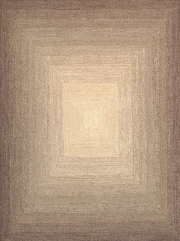 Pasargad Home Rodeo Collection Hand-tufted Silver/Ivory Wool Area Rug For Contemporary Spaces   Pcc-03 10x14