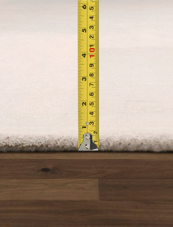 Pasargad Home Rodeo Collection Hand-tufted Silver/Ivory Wool Area Rug For Contemporary Spaces   Pcc-06 5x8