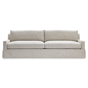 Bernhardt Bernhardt Sutton Three Seat Fabric Sofa Low Profile Tailored Skirt Living Room P5757A
