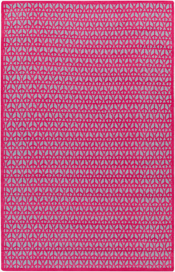 Surya Peace Pce-1000 5' X 8' Handmade Cotton & Polyester Rug - Modern Decor With Durable Charm! Light Sage Cotton,Polyester Pce1000-810