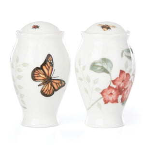 Lenox Butterfly Meadow Salt & Pepper Shakers Multi, WHITE PORCELAIN 888265