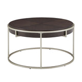 Piper Metal Base Round Coffee Table