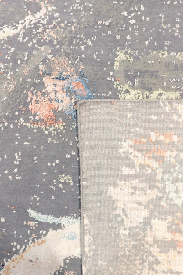 Pasargad Modern Collection Hand-knotted Silk & Wool Abstract Rug - Elegant Design For Sophisticated Homes   Pcr-2 10x14