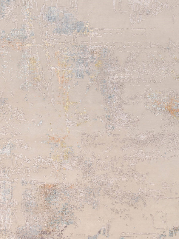 Pasargad Modern Collection Hand-knotted Silk & Wool Abstract Rug - Elegant Design For Sophisticated Homes   Pcr-7 9x12