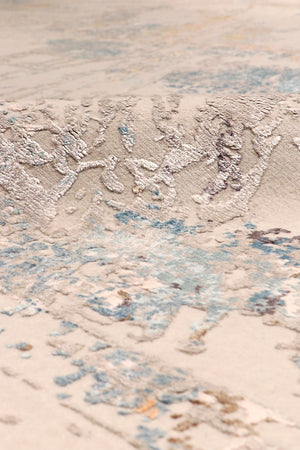 Pasargad Modern Collection Hand-knotted Silk & Wool Abstract Rug - Elegant Design For Sophisticated Homes   Pcr-7 9x12