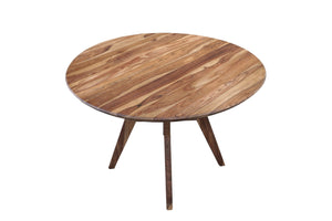 Porter Designs Porter Urban Solid Sheesham Wood Dining Table - Chic Modern Design With Elegant Clean Lines Brown Wood 07-117-01-1125