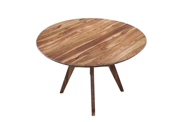 Porter Designs Porter Urban Solid Sheesham Wood Dining Table - Chic Modern Design With Elegant Clean Lines Brown Wood 07-117-01-1125