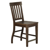 Steve Silver Cayla Counter Chair Dark Oak, Set of 2 CY700CCK