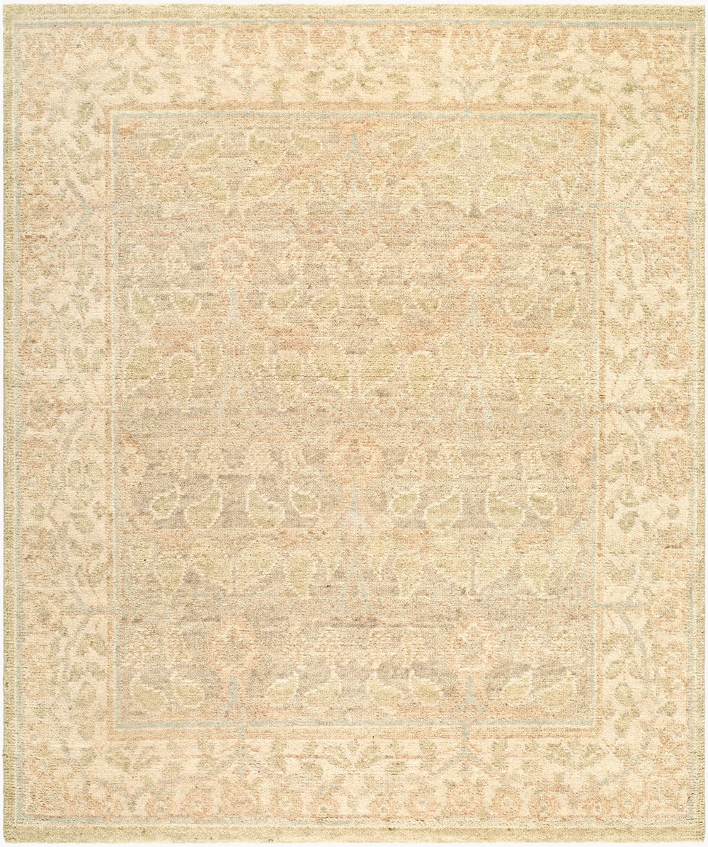 Surya Picasso Hand Knotted Wool Area Rug Artisan Low Pile Fringe Accent for Entryway 8' x 10' Rectangle PCS2300-810