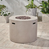 Christopher Knight Home® Noble House 31" Round Mgo Fire Pit- 40 000 Btu