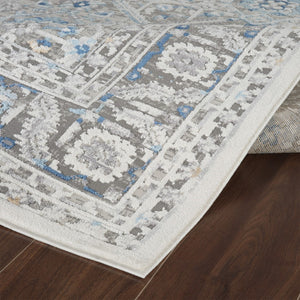 Pasargad Home Turkish Efes Design Grey Area Rug - Timeless Elegance For Stylish Living Spaces   Pd-nh18d 9x12