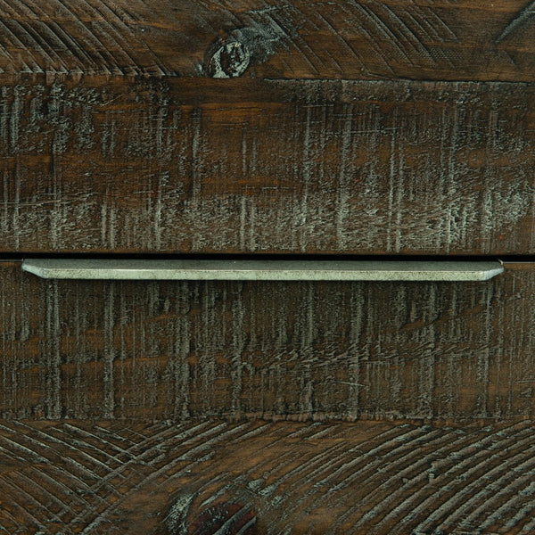 Bernhardt Bernhardt Payson Buffet With Distressed Pine, Moody Sable Finish, Soft-Closing Door & Ample Storage 303134B