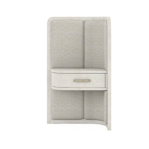 A.R.T. Furniture Ashlar Coastal Modern Nightstand Set In Bisque - Stylish Parawood And Birch Veneers With Metal Accents Beige Parawood Solids,Birch Veneers,Foam,Fabric,Metal 333140-2250rf
