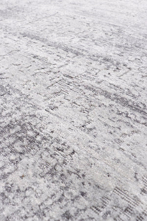 Pasargad Home Amari Collection Hand-loomed Silk & Wool Beige Area Rug For Chic Contemporary Decor   Pdc-137s 8x10