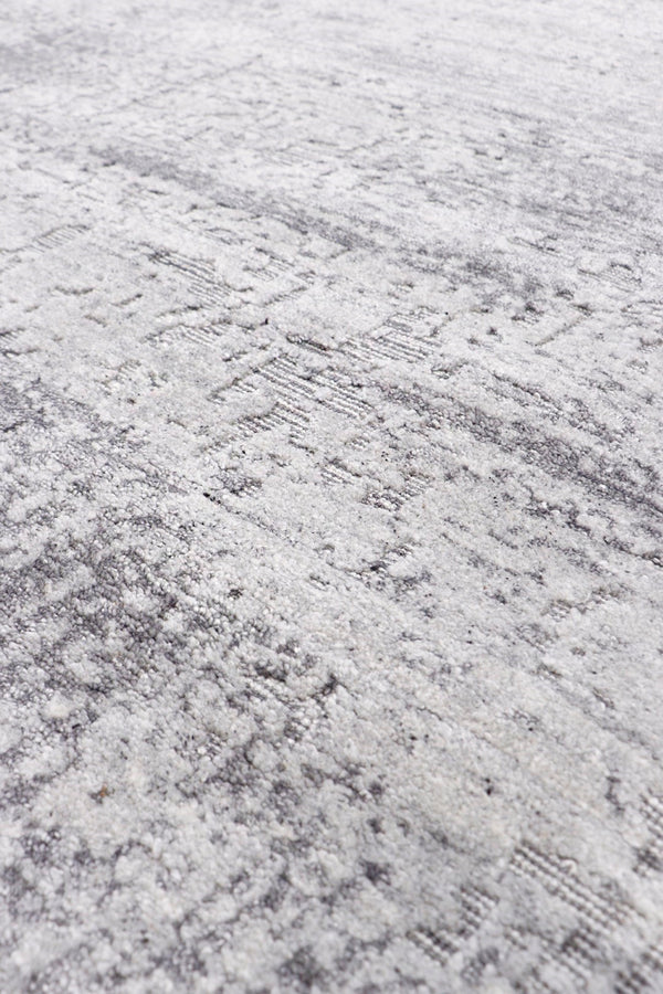 Pasargad Home Amari Collection Hand-loomed Silk & Wool Beige Area Rug For Chic Contemporary Decor   Pdc-137s 8x10