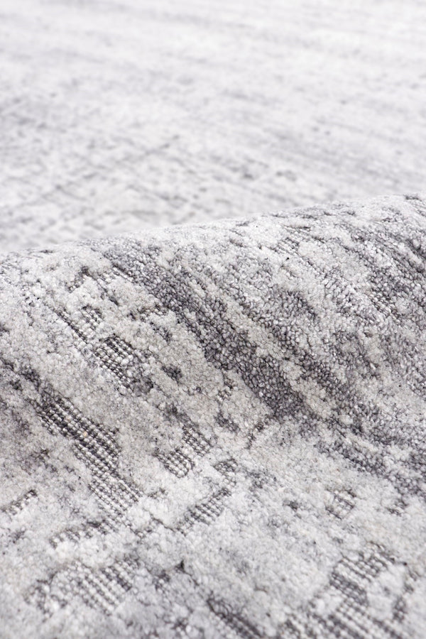 Pasargad Home Amari Collection Hand-loomed Silk & Wool Beige Area Rug For Chic Contemporary Decor   Pdc-137s 8x10