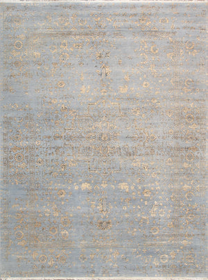 Pasargad Home Transitional Collection Hand-knotted Bamboo Silk & Wool Area Rug For Modern Elegance   Pdc-1980 9x12