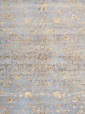Pasargad Home Transitional Collection Hand-knotted Bamboo Silk & Wool Area Rug For Modern Elegance   Pdc-1980 9x12