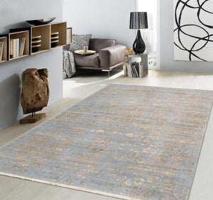 Pasargad Home Transitional Collection Hand-knotted Bamboo Silk & Wool Area Rug For Modern Elegance   Pdc-1980 9x12