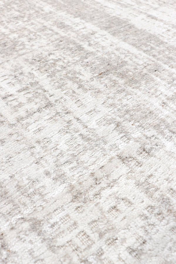 Pasargad Amari Collection Hand-loomed Taupe Area Rug - Chic 5' 3" X 7' 8" Design For Modern Décor   Pdc-38t 5x8