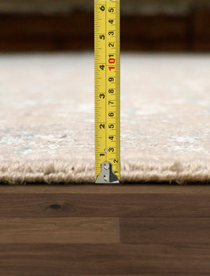 Pasargad Home Transitional Hand-knotted Blue Bamboo Silk & Wool Area Rug For Elegant Living Spaces   Pdc-7022 8x10