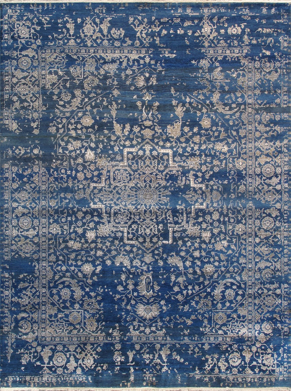 Pasargad Home Transitional Collection Hand-knotted Bamboo Silk & Wool Area Rug For Modern Elegance   Pdc-757 9x12