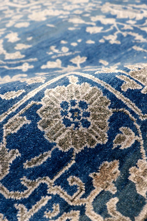 Pasargad Home Transitional Collection Hand-knotted Bamboo Silk & Wool Area Rug For Modern Elegance   Pdc-757 9x12