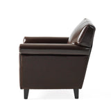 Christopher Knight Home® - Noble House - Leeds Classic Brown Bonded Leather Club Chair