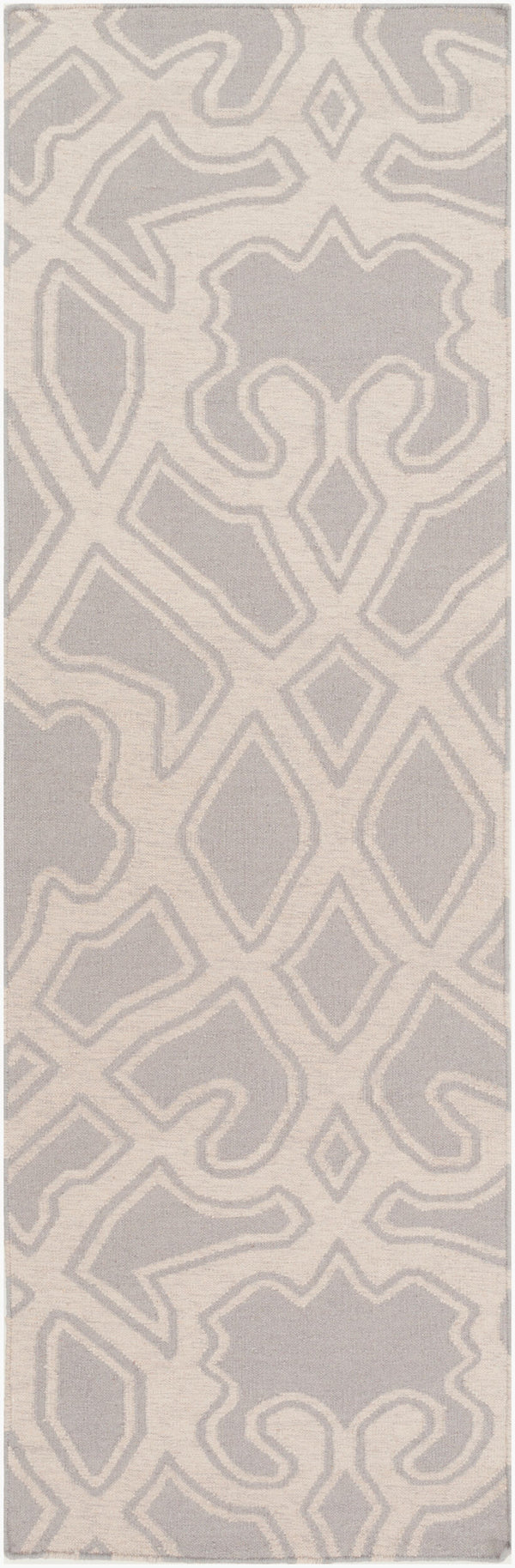 Surya Paddington Pdg-2003 2'6" X 8' Handmade Wool Rug - Modern, Durable, And Charming Decor Accent Piece Light Gray Wool Pdg2007-268