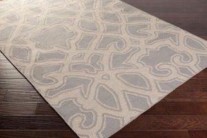 Surya Paddington Pdg-2003 2'6" X 8' Handmade Wool Rug - Modern, Durable, And Charming Decor Accent Piece Light Gray Wool Pdg2007-268