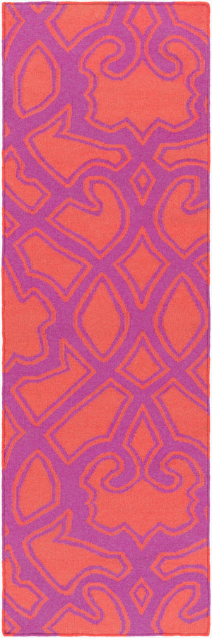 Surya Paddington Pdg-2003 2'6" X 8' Handmade Wool Rug - Modern, Durable, And Charming Decor Accent Piece Rust Wool Pdg2039-268