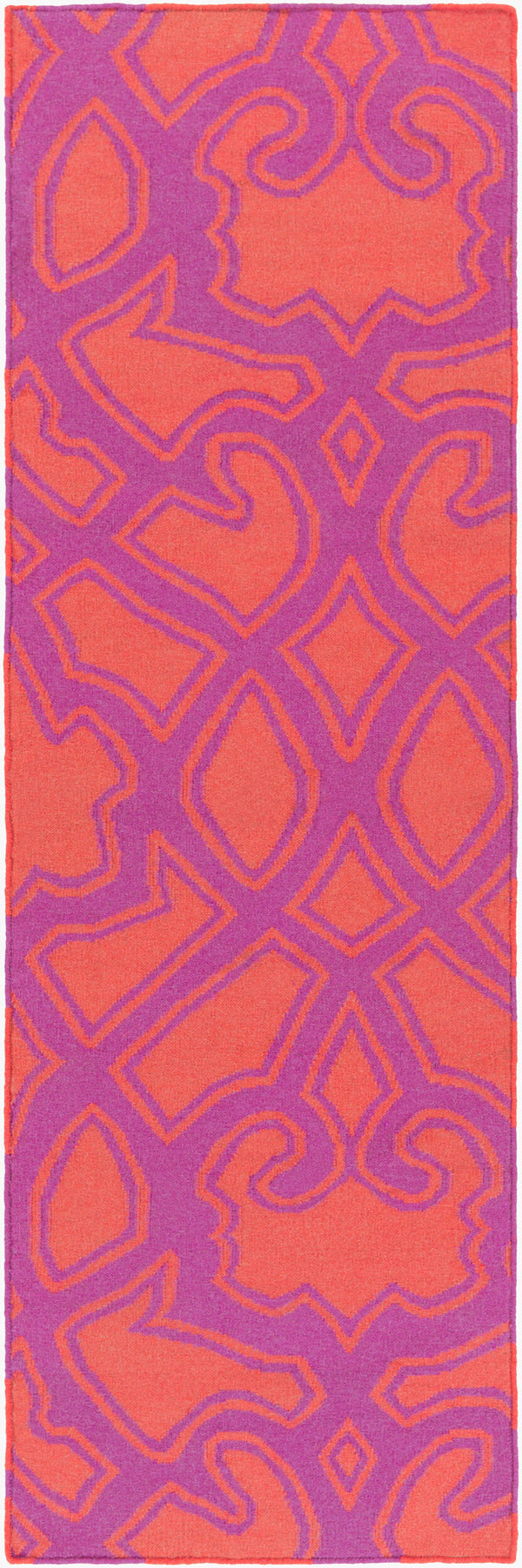 Surya Paddington Pdg-2003 2'6" X 8' Handmade Wool Rug - Modern, Durable, And Charming Decor Accent Piece Rust Wool Pdg2039-268