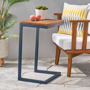 English Elm Christopher Knight Home® - Accent Table - Rustic Firwood Antique Design With Iron Frame For Versatile Home Décor Solutions 58970.00L