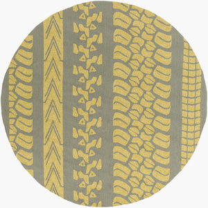 Surya Pandemonium Pdm-1006 8' X 8' Durable Handmade Rug – Stylish, Easy-clean, Modern Decor Essential! Grass Green Polypropylene Pdm1007-8rd