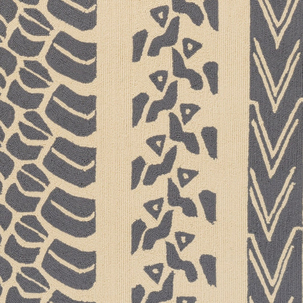 Surya Pandemonium Pdm-1006 8' X 8' Durable Handmade Rug – Stylish, Easy-clean, Modern Decor Essential! Charcoal Polypropylene Pdm1008-8rd