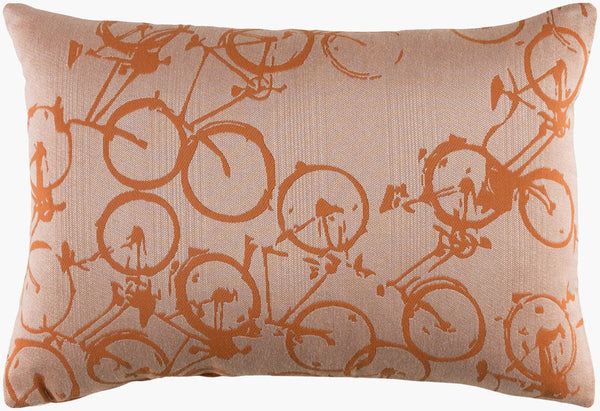 Surya Pedal Power Lumbar Pillow - 13"L X 19"W Cozy Cottage-style Comfort, Easy Care, Durable Polyester Off,White Polyester Pdp003-1319p