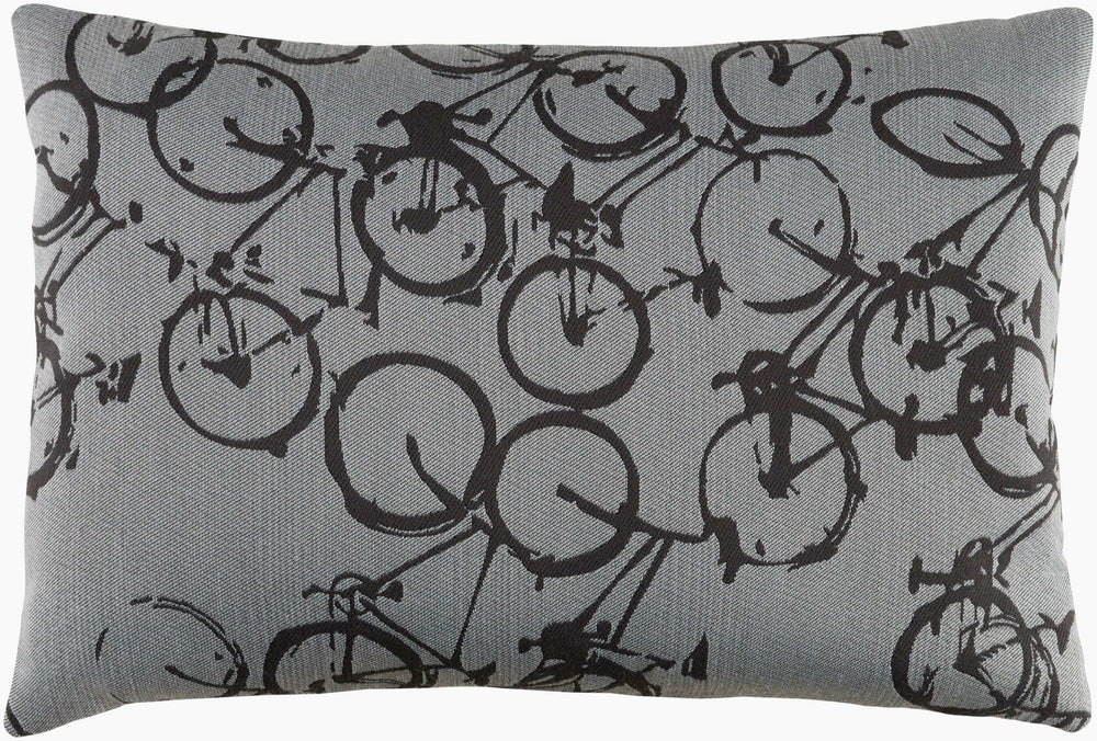 Surya Pedal Power Lumbar Pillow - 13"L X 19"W Cozy Cottage-style Comfort, Easy Care, Durable Polyester Off,White Polyester Pdp005-1319d