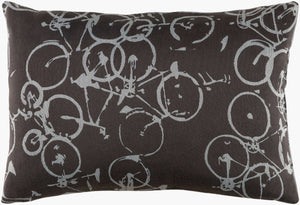 Surya Pedal Power Lumbar Pillow - 13"L X 19"W Cozy Cottage-style Comfort, Easy Care, Durable Polyester Off,White Polyester Pdp005-1319d