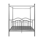 Christopher Knight Home® - Noble House - Earhart Traditional Iron Canopy Queen Bed Frame