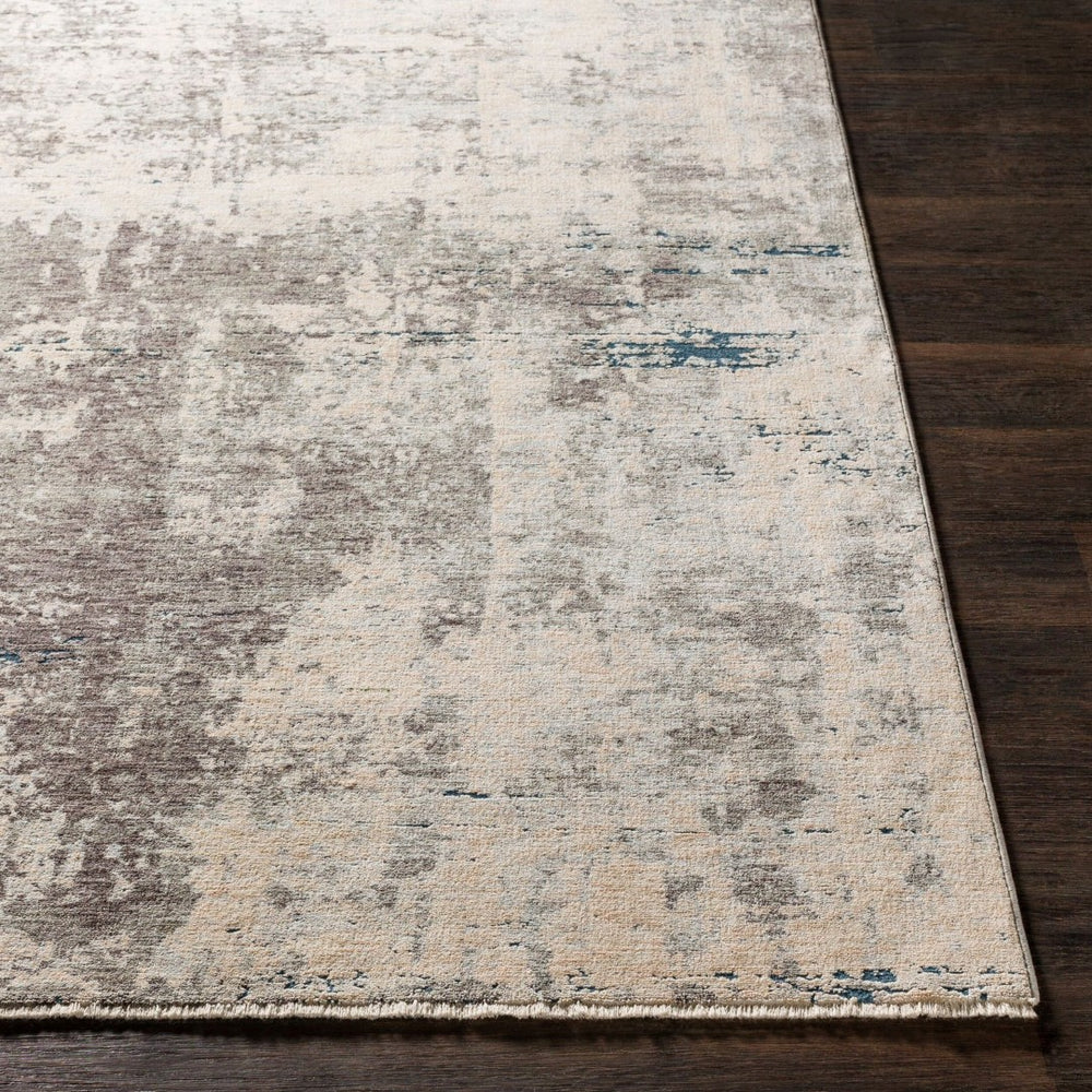 Livabliss Presidential Machine Woven Polyester Area Rug with Fringed Edges Mid-century Modern Style Dusty Sage, Gra 3'3" x 5' PDT2301-335