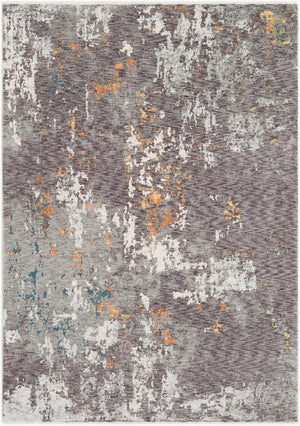 Livabliss Presidential Pdt-2302 Polyester Fringe Accent Rug for Entryway or Reading Nook Decor Charcoal, Gray 2' x 3'3" PDT2302-233