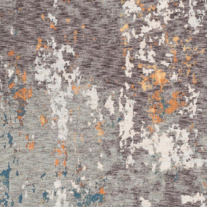 Livabliss Presidential Pdt-2302 Polyester Fringe Accent Rug for Entryway or Reading Nook Decor Charcoal, Gray 3'3" x 10' PDT2302-3310