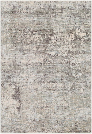 Livabliss Presidential Pdt-2303 Mid-century Fringe Area Rug Polyester Woven Living Room Accent Ice Blue, Gray 8'10" x 12'10" PDT2303-9131
