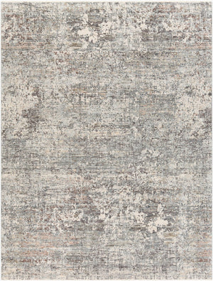 Livabliss Presidential Pdt-2303 Mid-century Fringe Area Rug Polyester Woven Living Room Accent Ice Blue, Gray 7'10" x 10' PDT2303-710103