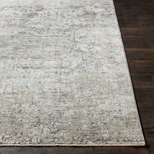 Livabliss Presidential Pdt-2303 Mid-century Fringe Area Rug Polyester Woven Living Room Accent Ice Blue, Gray 8'10" x 12'10" PDT2303-9131