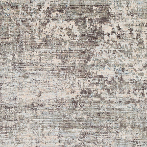 Livabliss Presidential Pdt-2303 Mid-century Fringe Area Rug Polyester Woven Living Room Accent Ice Blue, Gray 8'10" x 12'10" PDT2303-9131