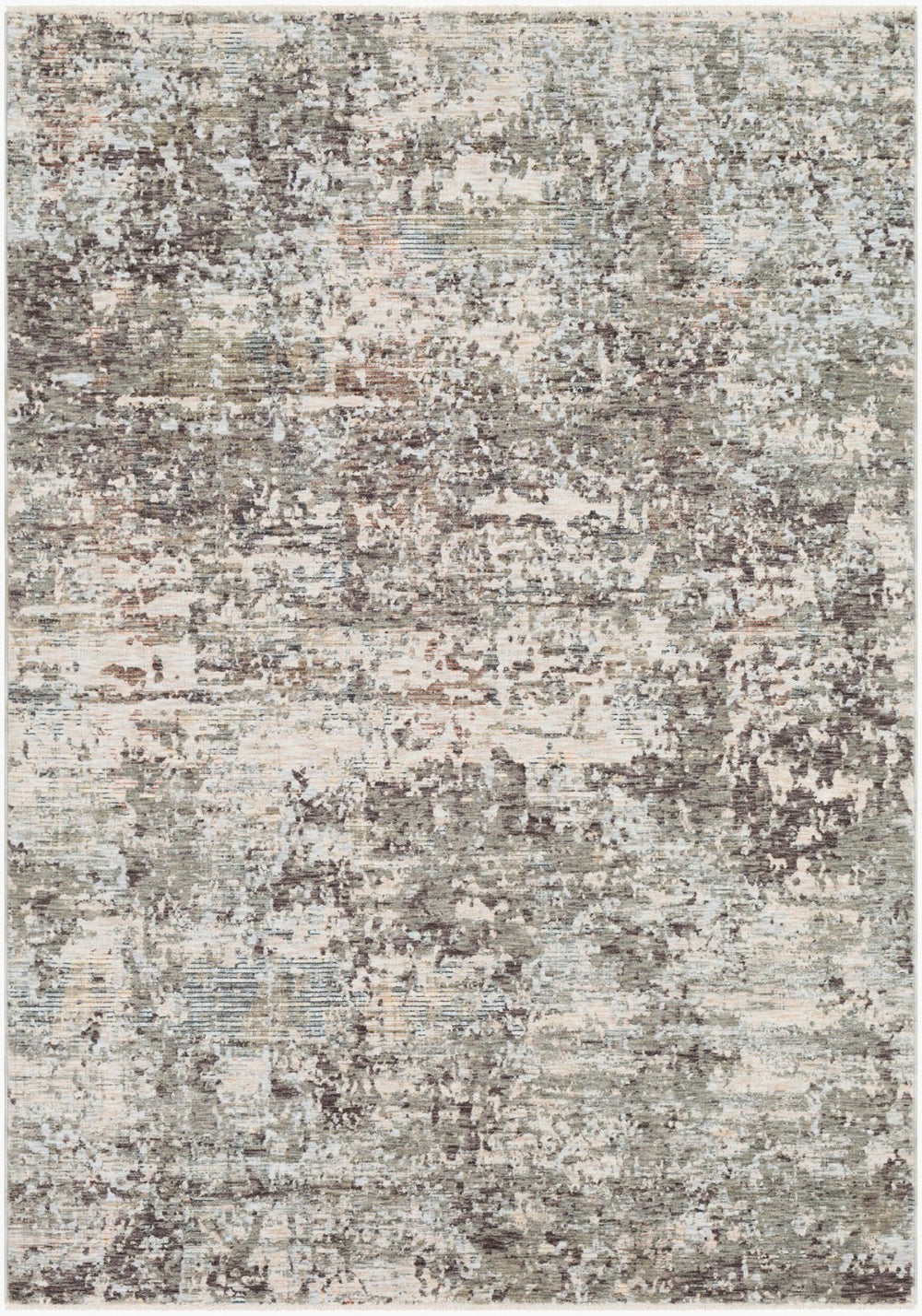 Livabliss Presidential Geometric Fringe Area Rug Polyester Woven Mid-century Living Room Accent PDT2304-582