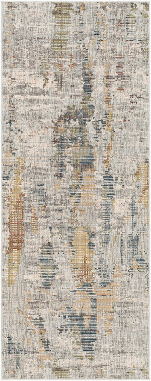 Livabliss Presidential Textured High Low Pile Polyester Area Rug for Large Living Spaces Light Olive, Sa 3'3" x 8' PDT2306-338